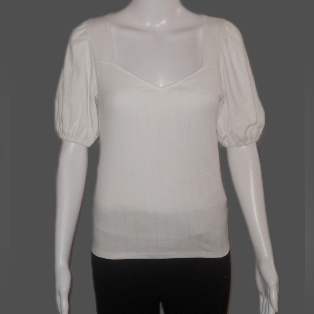 Ann Taylor LOFT White Blouse